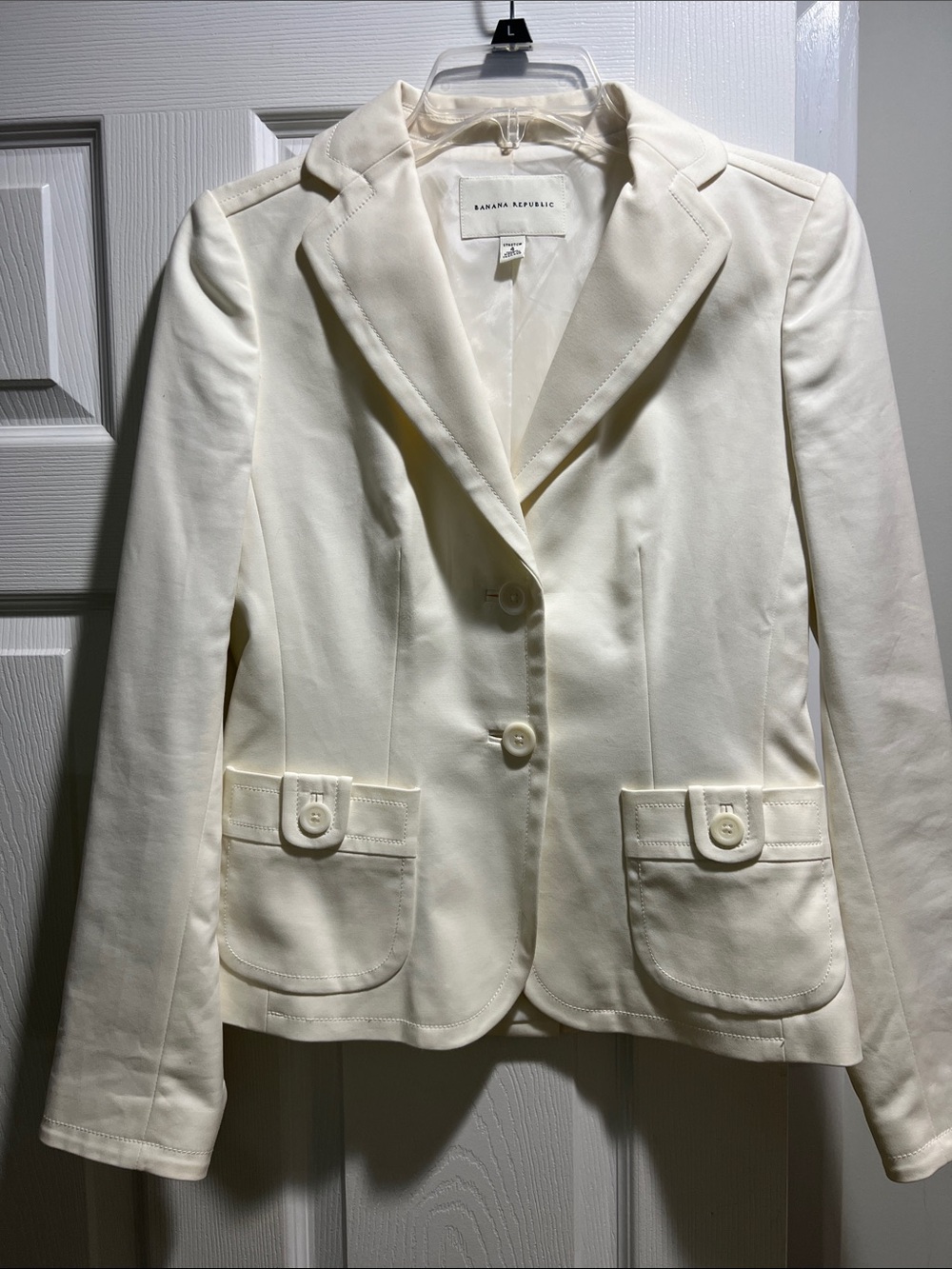 Banana Republic Ivory Women's Tailored Blazer